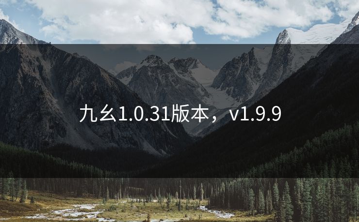九幺1.0.31版本，v1.9.9